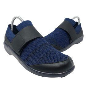 Alegria Women's 40 Qwik TRAQ Walking Shoes QWI-5493 Low Top Hook Loop Blue New